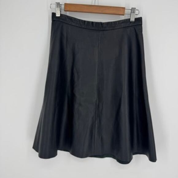 Gorman Leather Skirt A Line Size 8 - Picture 1 of 5